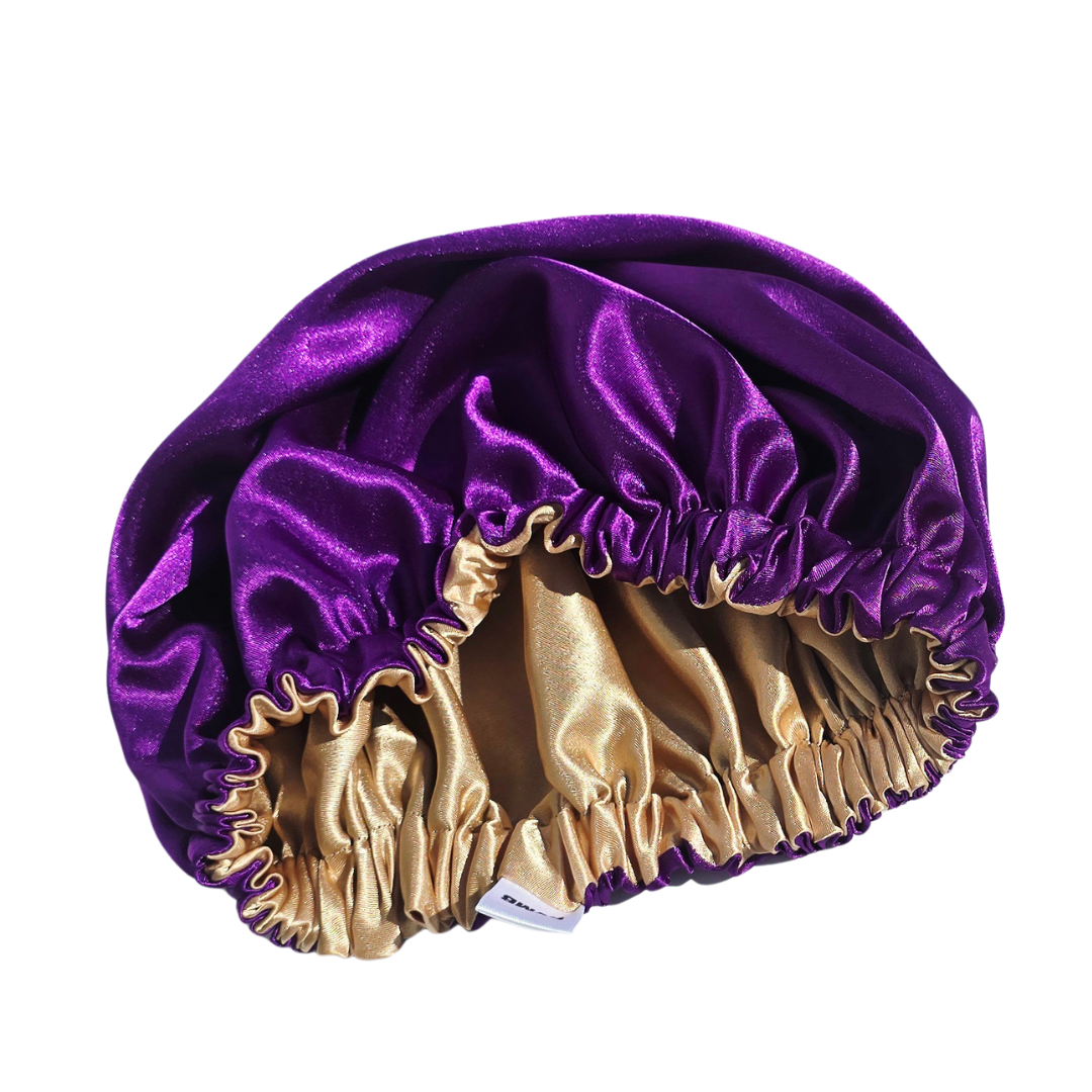 Dark Violet & Buttermilk Gold