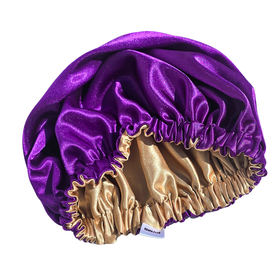 Dark Violet & Buttermilk Gold
