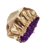 Load image into Gallery viewer, Dark Violet &amp; Buttermilk Gold
