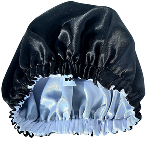 Black Diamond & White Satin Bonnet