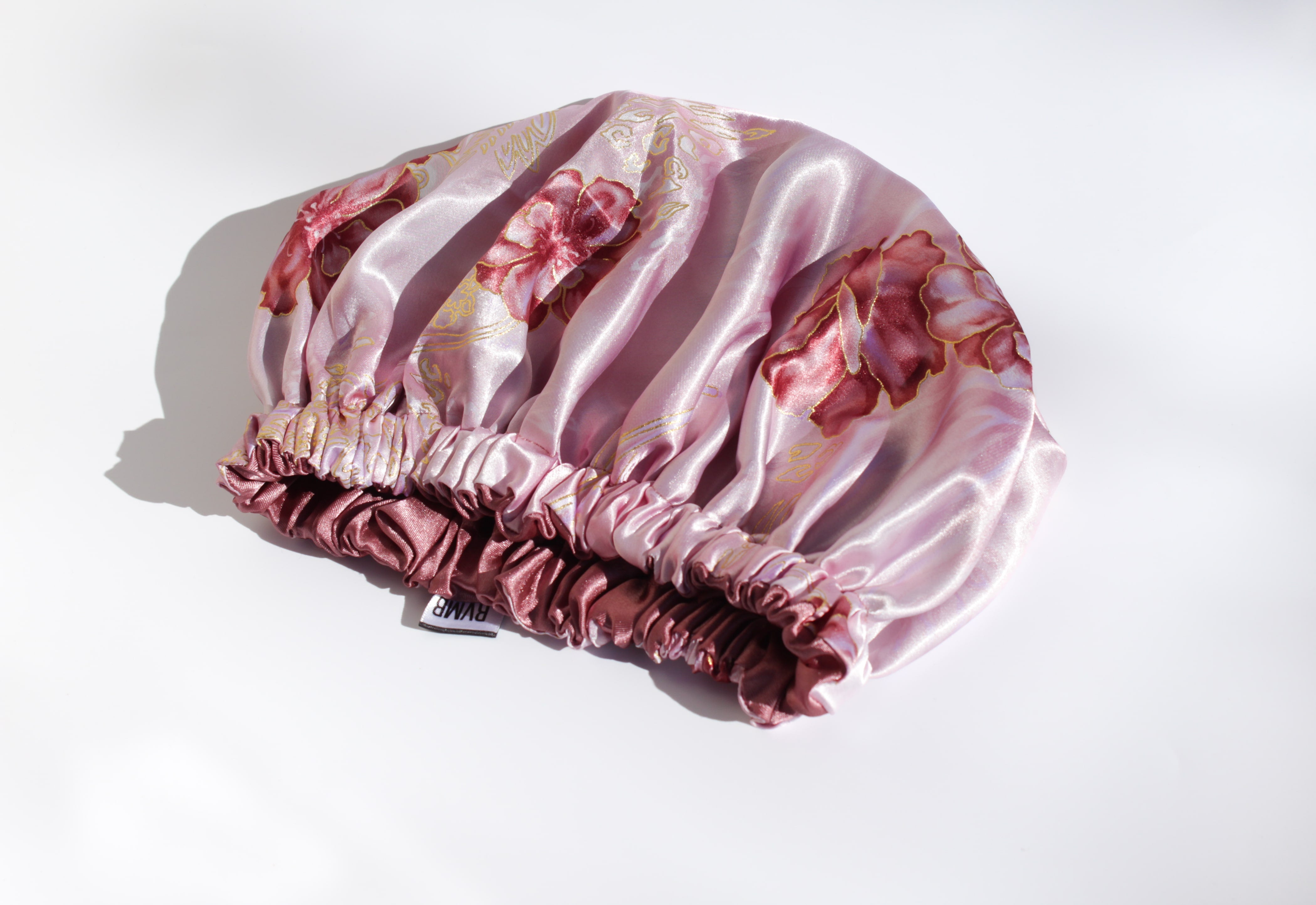 Floral Satin Bonnet