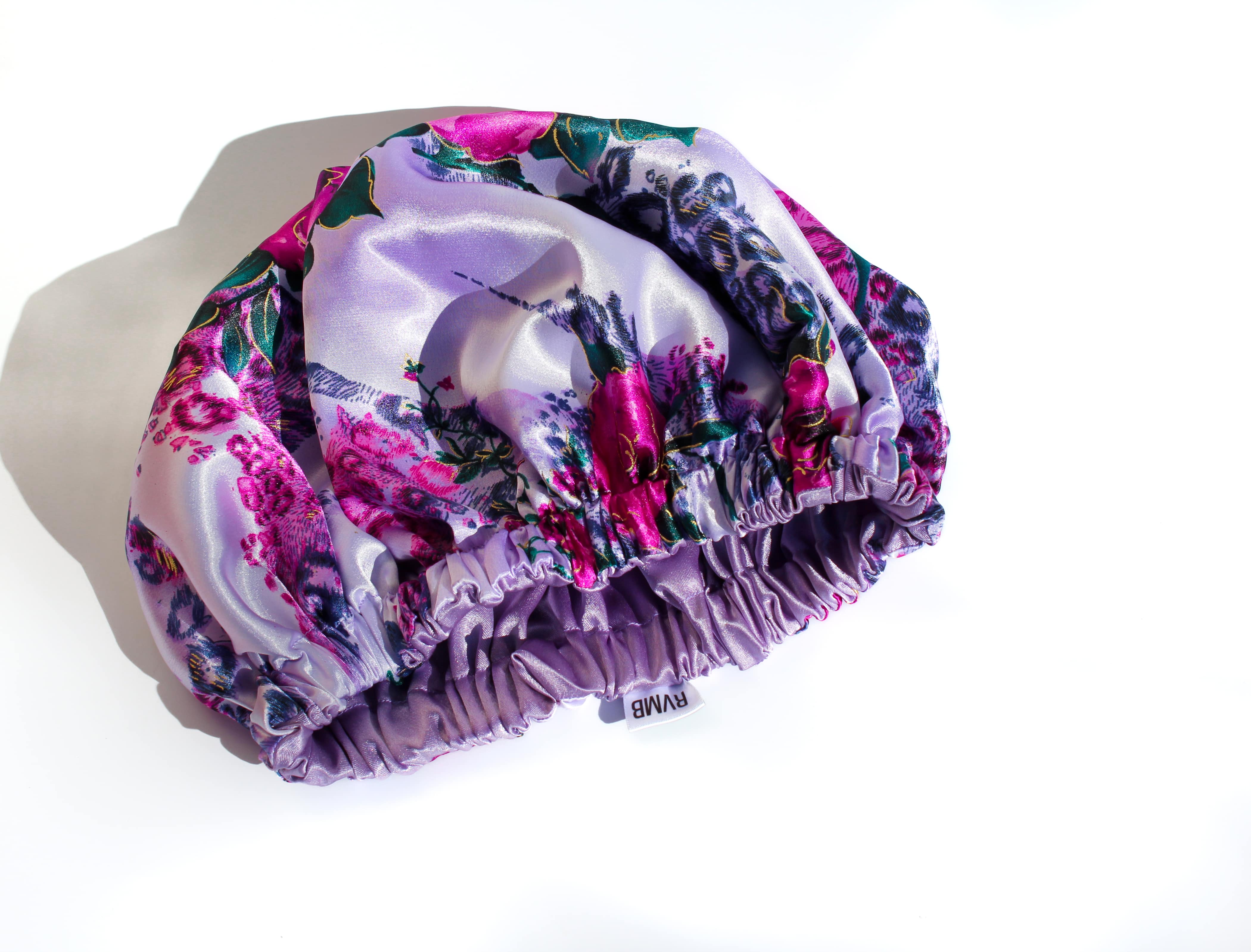 Floral Satin Bonnet