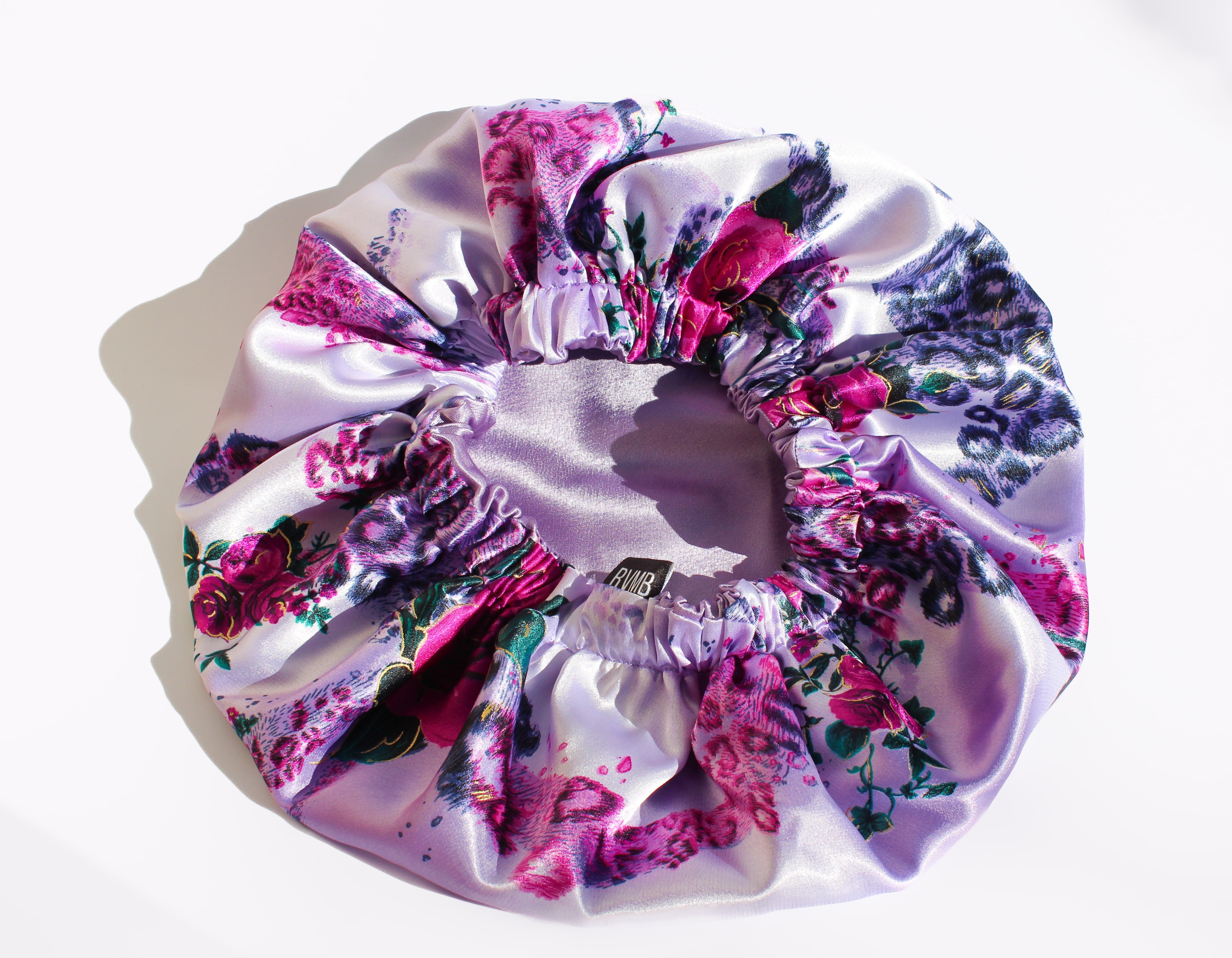 Floral Satin Bonnet